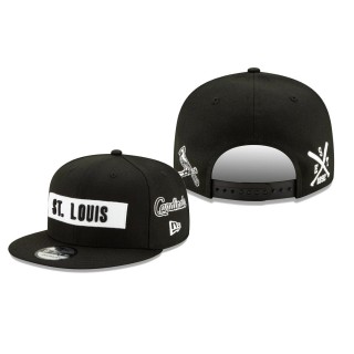 St. Louis Cardinals Black Multi 9FIFTY Adjustable Snapback Hat