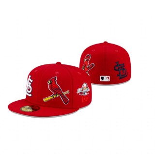 Cardinals Patch Pride Red 59Fifty Fitted Cap