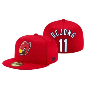 Cardinals Paul DeJong Red 2021 Clubhouse Hat