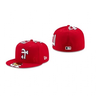 Cardinals Pieced Logo Red 59FIFTY Fitted New Era Hat