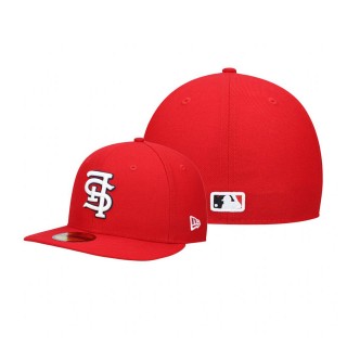 Cardinals Upside Down 59FIFTY Fitted Red Hat
