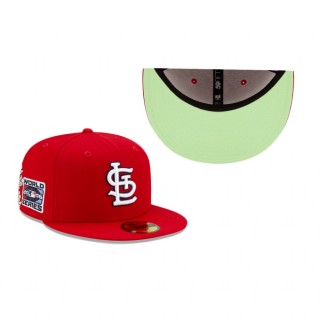 Cardinals Red State Flower 59FIFTY Fitted Hat