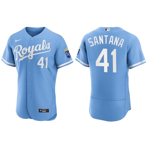 Carlos Santana Kansas City Royals Powder Blue 2022 Authentic Jersey