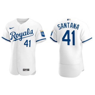 Carlos Santana Kansas City Royals White Home 2022 Authentic Jersey