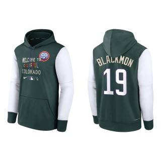 Charlie Blackmon Colorado Rockies Green Authentic Collection 2022 City Connect Therma Performance Pullover Hoodie