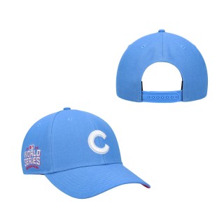Chicago Cubs 2016 World Series Orchid Undervisor MVP Snapback Hat Periwinkle