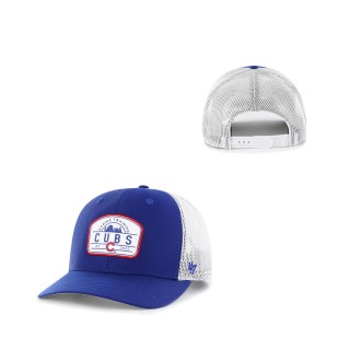 Chicago Cubs 2022 Spring Training Panorama Trucker Snapback Hat Royal