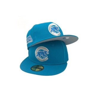 Chicago Cubs Blue Jewel Summer Pack Wrigley Field 59FIFTY Fitted Hat