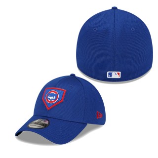 Men's Chicago Cubs Royal 2022 Clubhouse Cooperstown Collection 39THIRTY Flex Hat