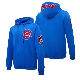 Chicago Cubs Royal Pro Standard Logo Pullover Hoodie