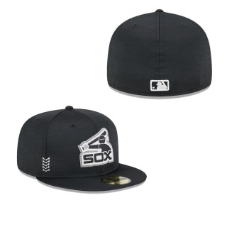 Chicago White Sox Black 2024 Clubhouse 59FIFTY Fitted Hat