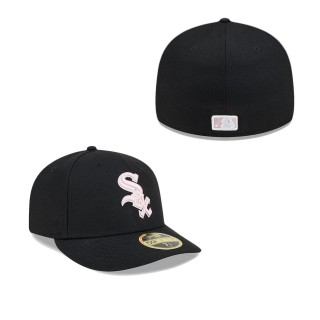 Chicago White Sox Black 2024 Mother's Day Low Profile 59FIFTY Fitted Hat