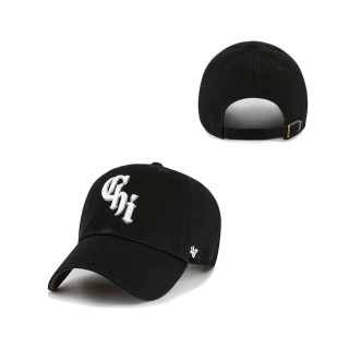 Men's Chicago White Sox Black City Connect Clean Up Adjustable Hat