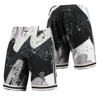 Chicago White Sox Mitchell & Ness Black Hyper Hoops Shorts