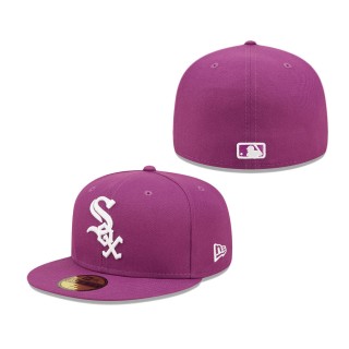 Chicago White Sox Grape Logo 59FIFTY Fitted Hat