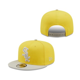 Chicago White Sox Spring Two-Tone 9FIFTY Snapback Hat Yellow Gray