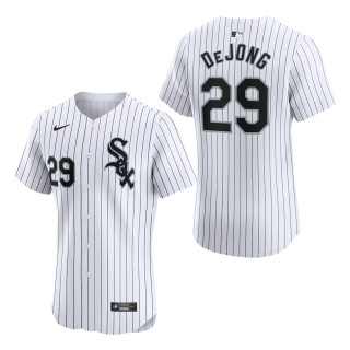 Chicago White Sox Paul DeJong White Home Elite Player Jersey
