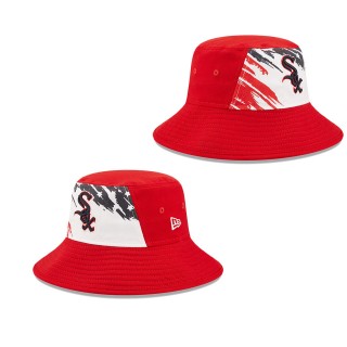 Men's Chicago White Sox Red 2022 4th of July Independence Day Bucket Hat