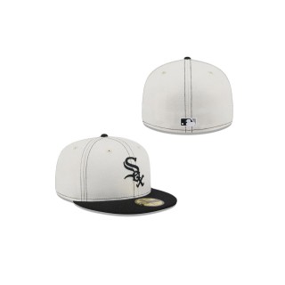 Chicago White Sox Sandy Linen 59FIFTY Fitted Hat