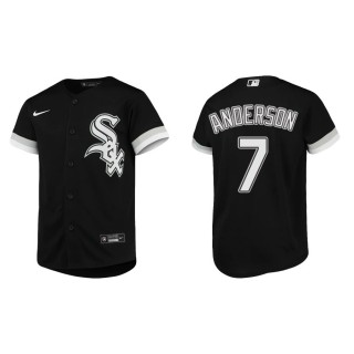Youth White Sox Tim Anderson Black Jersey