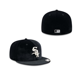 Chicago White Sox Velvet Visor Clip Fitted Hat