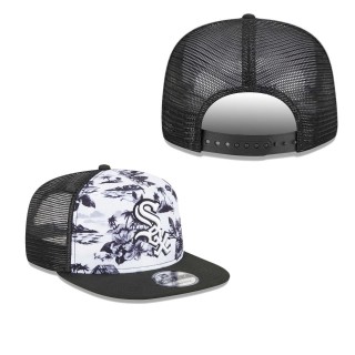 Chicago White Sox White Black Vacay 2.0 A-Frame Trucker 9FIFTY Snapback Hat