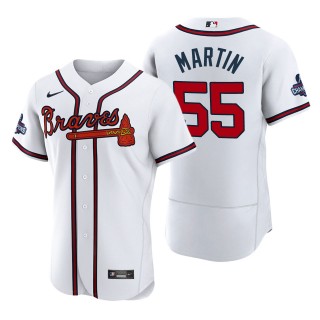 Chris Martin Atlanta Braves White 2021 World Series Champions Authentic Jersey