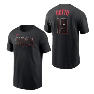 Cincinnati Reds Joey Votto Black 2023 City Connect T-Shirt