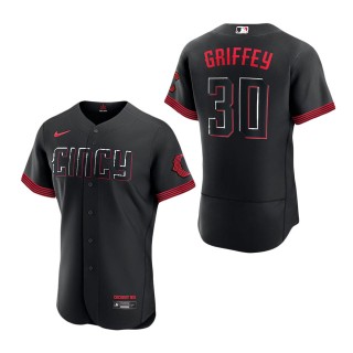 Cincinnati Reds Ken Griffey Jr. Black 2023 City Connect Authentic Player Jersey