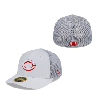 Cincinnati Reds 2022 Batting Practice Low Profile 59FIFTY Fitted Hat White