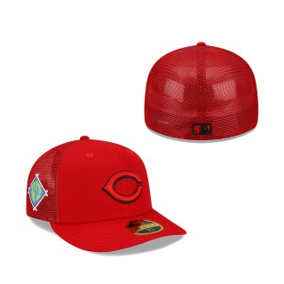Cincinnati Reds 2022 Spring Training Low Profile 59FIFTY Fitted Hat Red