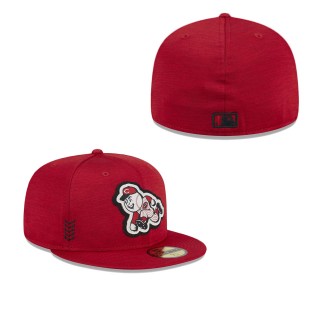 Cincinnati Reds Red 2024 Clubhouse 59FIFTY Fitted Hat