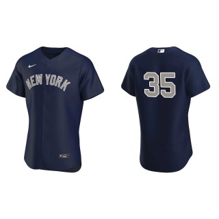 Clay Holmes Men's New York Yankees Navy Alternate Authentic Jersey