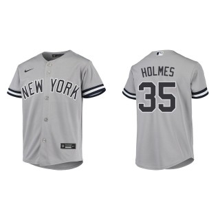 Clay Holmes Youth New York Yankees Gray Road Replica Player Jersey