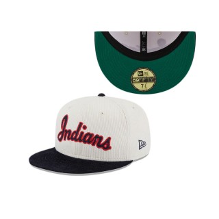 Cleveland Guardians Cooperstown Vintage Corduroy 59FIFTY Fitted Hat