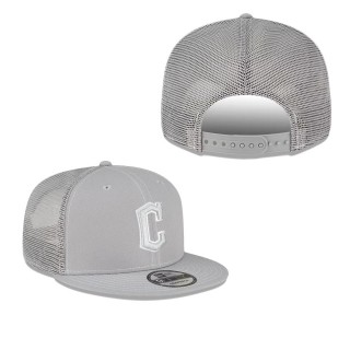 Cleveland Guardians Gray 2023 On-Field Batting Practice 9FIFTY Snapback Hat