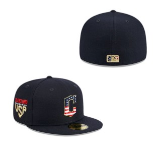 Cleveland Guardians Independence Day Fitted Hat