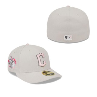 Men's Cleveland Guardians Khaki 2023 Mother's Day Low Profile 59FIFTY Fitted Hat