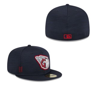 Cleveland Guardians Navy 2024 Clubhouse 59FIFTY Fitted Hat