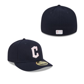 Cleveland Guardians Navy 2024 Mother's Day Low Profile 59FIFTY Fitted Hat