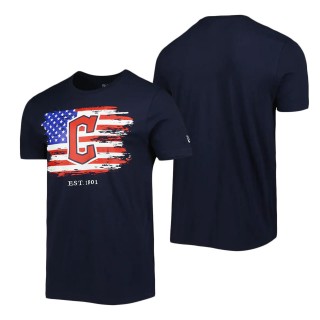 Men's Cleveland Guardians Navy 4th of July Jersey T-Shirt