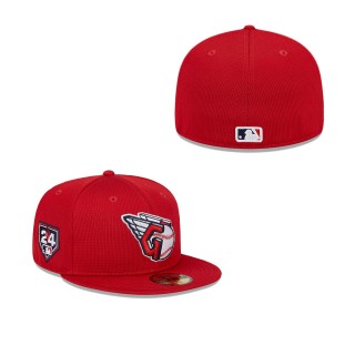 Cleveland Guardians Red 2024 Spring Training 59FIFTY Fitted Hat