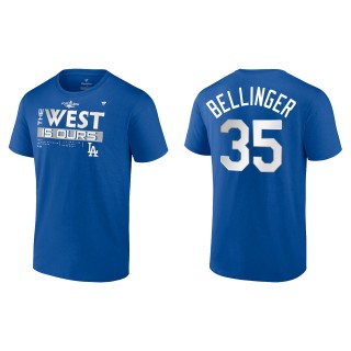 Cody Bellinger Los Angeles Dodgers Royal 2022 NL West Division Champions Locker Room T-Shirt