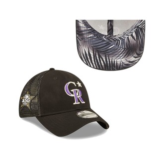 Men's Colorado Rockies Black 2022 MLB All-Star Game Workout 9TWENTY Adjustable Hat