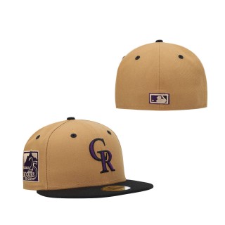 Colorado Rockies Cooperstown Collection 25th Anniversary Purple Undervisor Fitted Hat