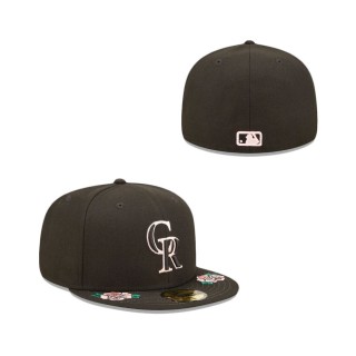 Colorado Rockies Double Roses 59FIFTY Fitted Hat