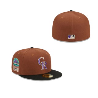 Colorado Rockies Harvest Fitted Hat