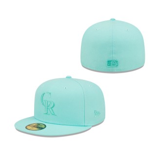 Colorado Rockies Icon Color Pack 59FIFTY Fitted Hat Turquoise