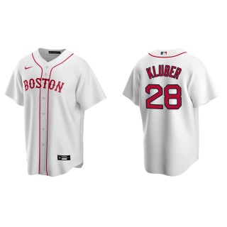 Corey Kluber Men's Boston Red Sox Nike White Alternate Replica Jersey