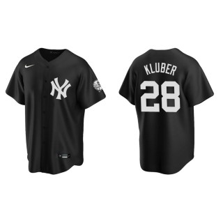 Corey Kluber Men's Yankees Black Fashion Replica Jersey
